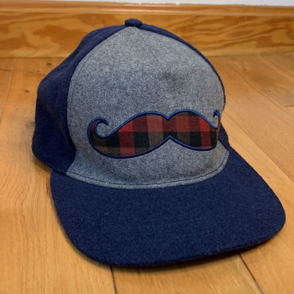 “On hold”. COPY - EUC Wool Blend Mustash Baseball Hat Cap